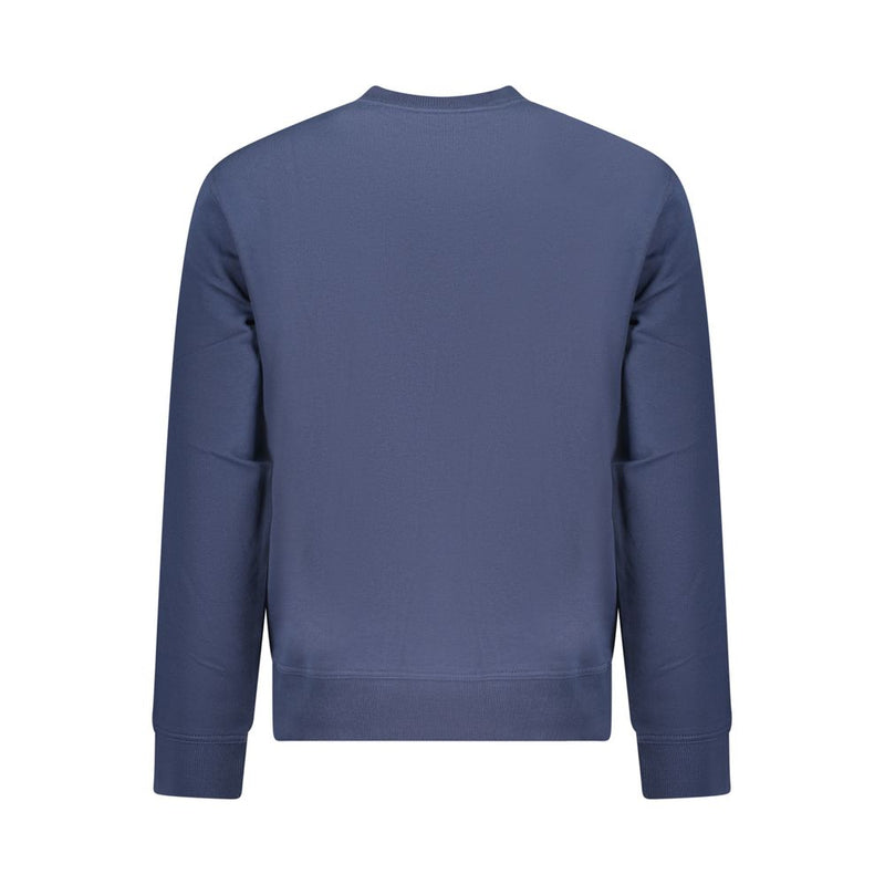Hugo Boss Blue Cotton Sweatshirt