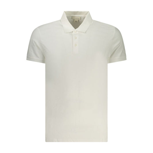 Polo en coton blanc Calvin Klein