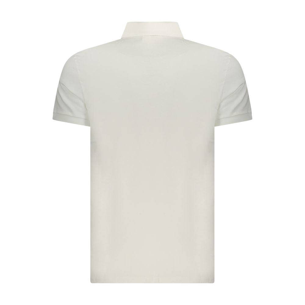 Polo en coton blanc Calvin Klein
