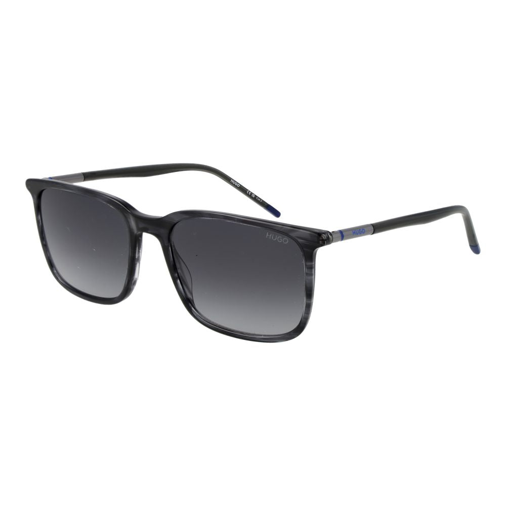 Lunettes de soleil Hugo Boss en acétate gris