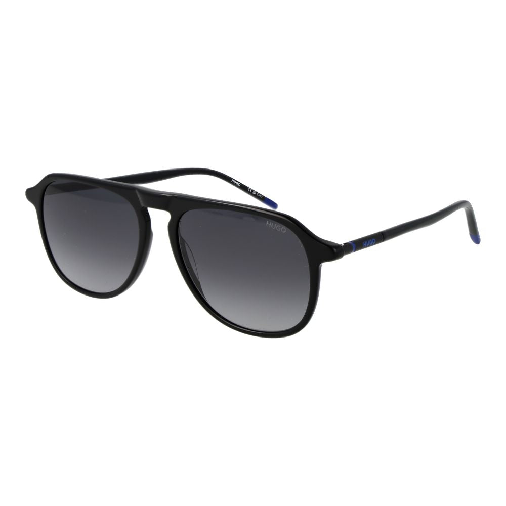 Lunettes de soleil Hugo Boss en acétate noir