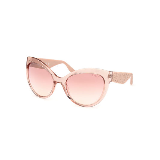 Lunettes de soleil Guess en résine beige