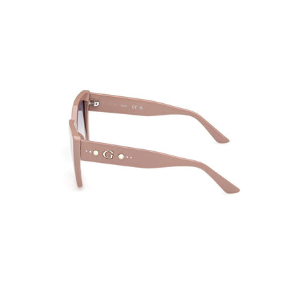 Lunettes de soleil Guess en résine beige