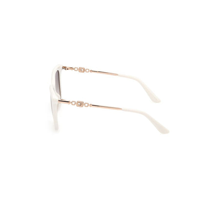 Lunettes de soleil Guess en résine blanche