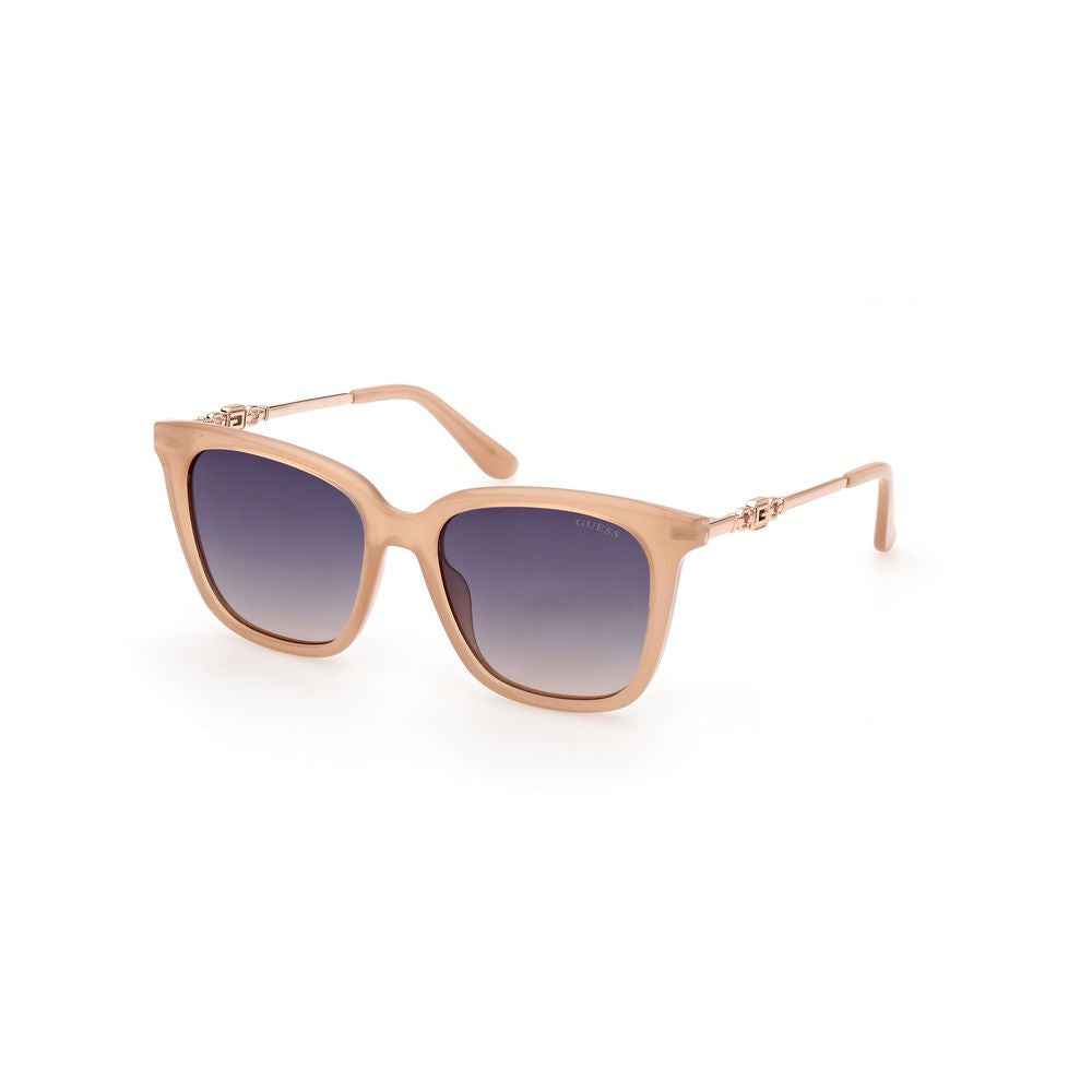 Lunettes de soleil Guess en résine beige