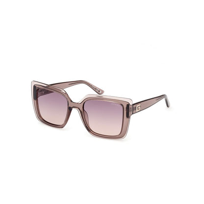 Lunettes de soleil Guess en résine beige