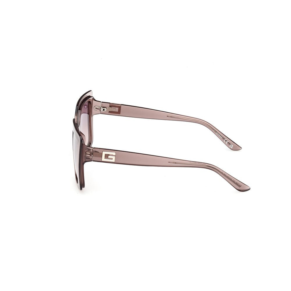 Lunettes de soleil Guess en résine beige