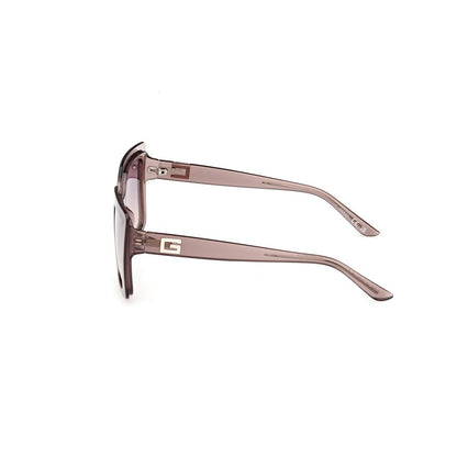 Lunettes de soleil Guess en résine beige