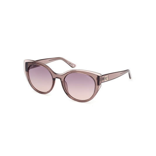 Lunettes de soleil Guess en résine beige
