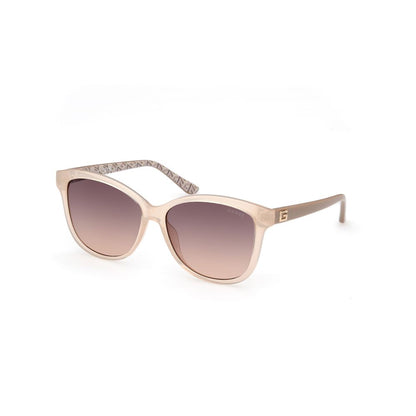 Lunettes de soleil Guess en résine beige