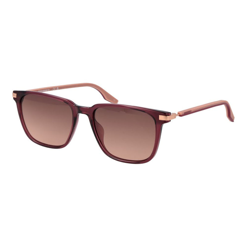 Lunettes de soleil en caoutchouc bordeaux Converse - Protection UV élégante