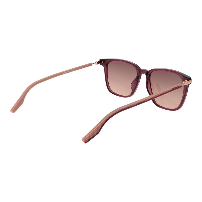 Lunettes de soleil en caoutchouc bordeaux Converse - Protection UV élégante