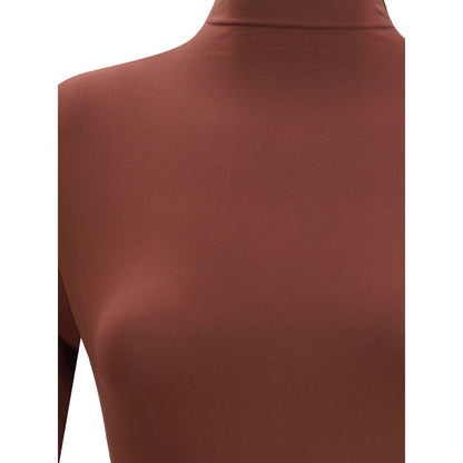 Haut en polyamide Wolford Bordeaux