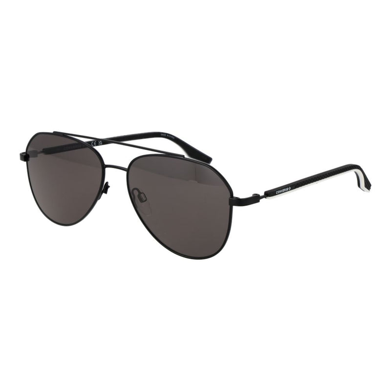 Converse Black Rubber Sunglasses - Unisex Aviator Style
