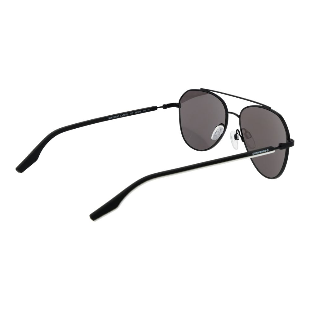 Converse Black Rubber Sunglasses - Unisex Aviator Style