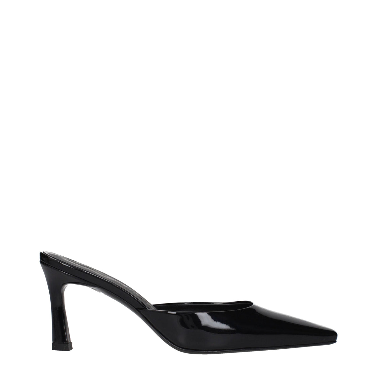 The Attico Black Leather Flat Sandals - Élégance et Confort