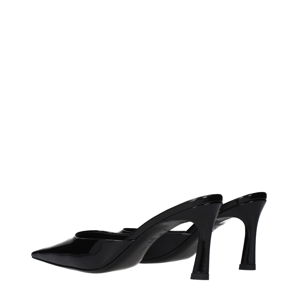 The Attico Black Leather Flat Sandals - Élégance et Confort