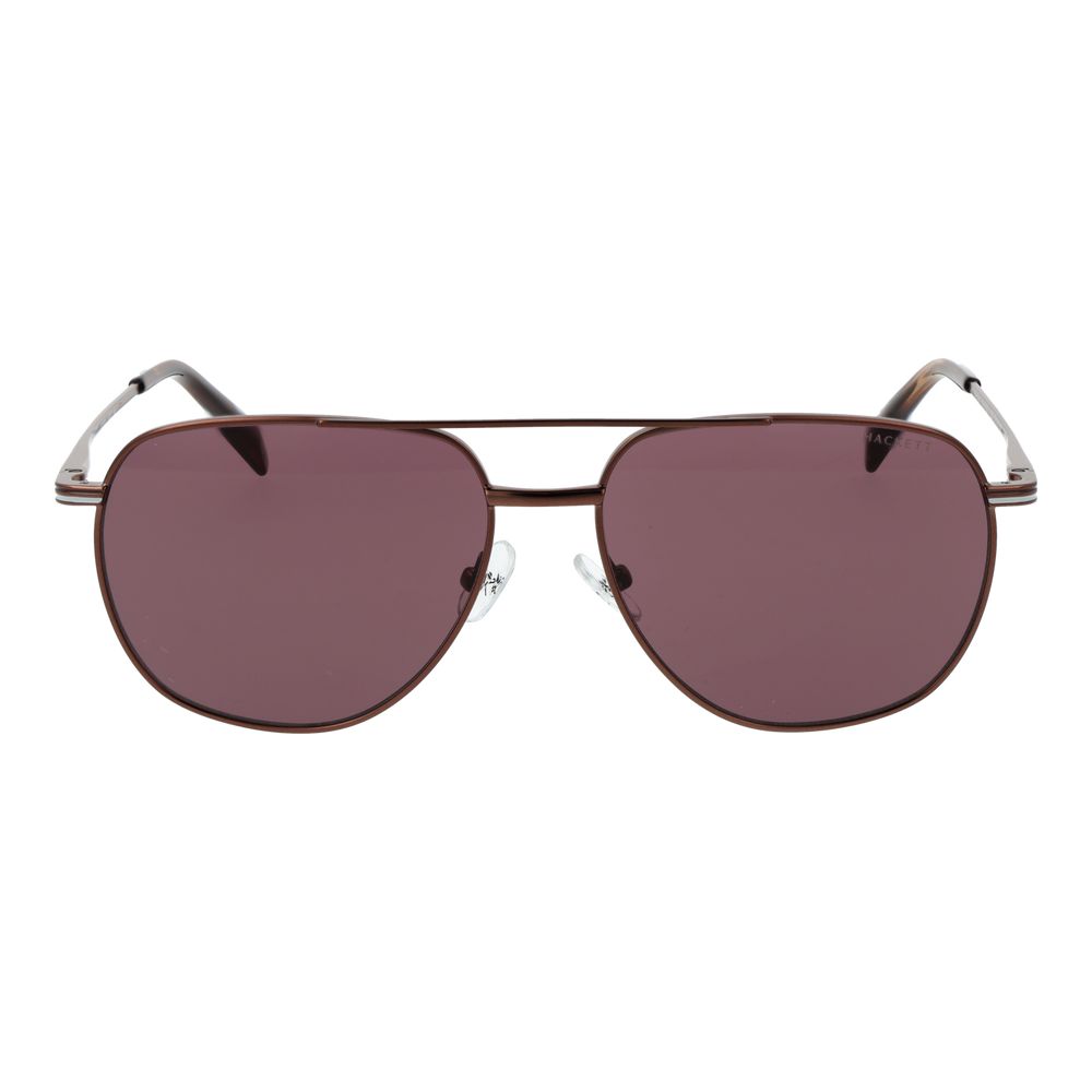 Lunettes de soleil Hackett en métal marron