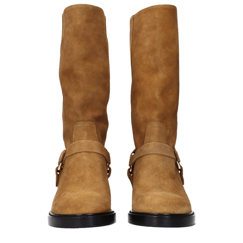 Chloé Brown Leather Ankle Boots - Elegant & Versatile Footwear