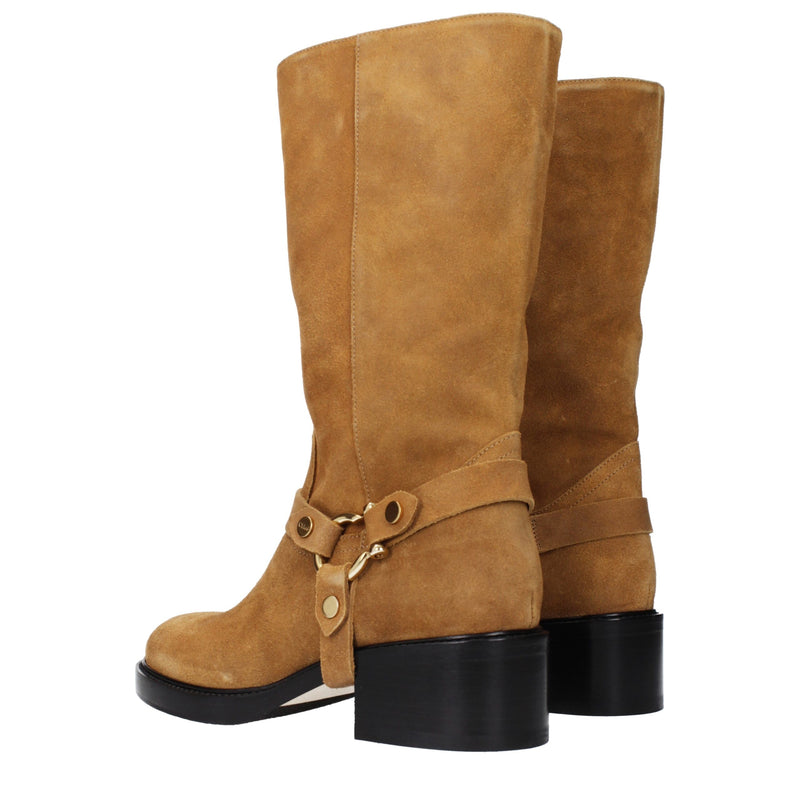Chloé Brown Leather Ankle Boots - Elegant & Versatile Footwear