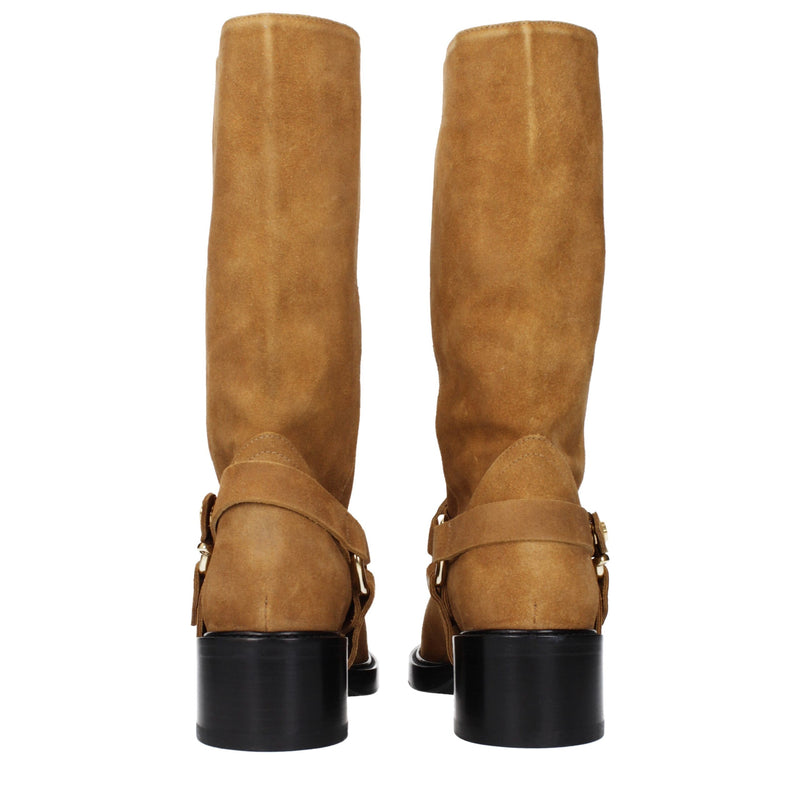 Chloé Brown Leather Ankle Boots - Elegant & Versatile Footwear