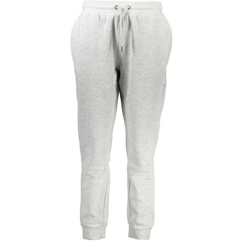 Cavalli Class Gray Cotton Pant - Élégance et Confort au Quotidien