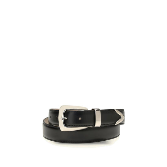 Ceinture Khaite Bos Taurus Regular en cuir de veau noir