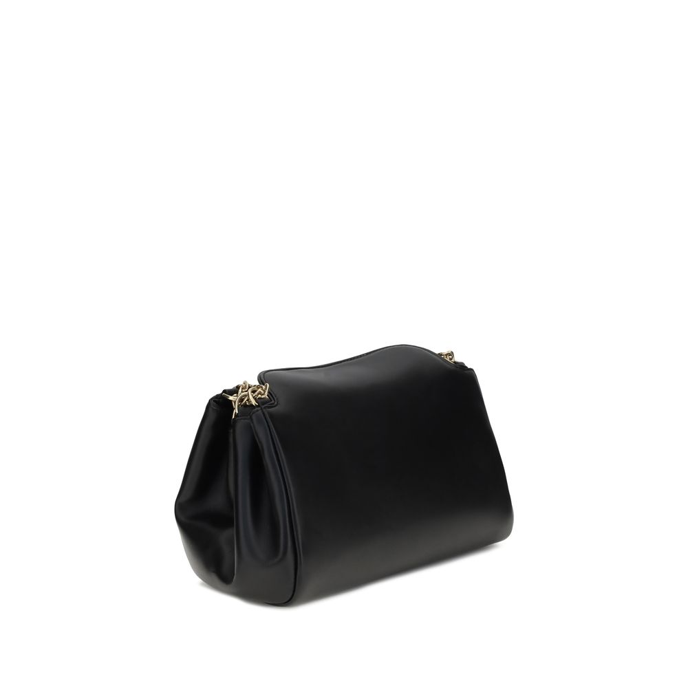 Prada Black Lamb Ovis Aries Shoulder Bag - Timeless Elegance