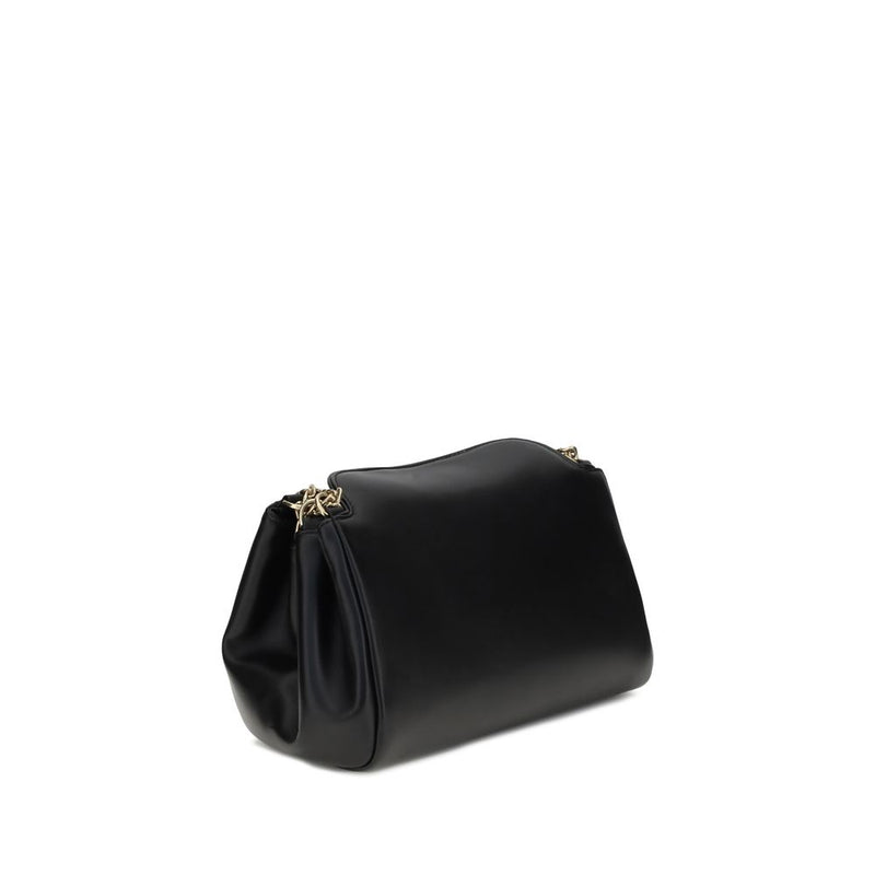 Prada Black Lamb Ovis Aries Shoulder Bag - Élégance Intemporelle