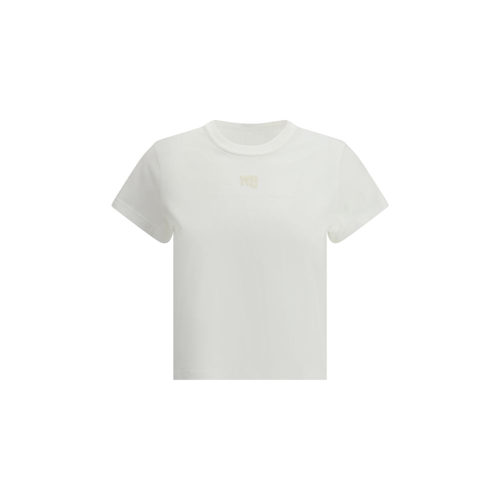 T-shirt en coton blanc Alexander Wang pour femmes