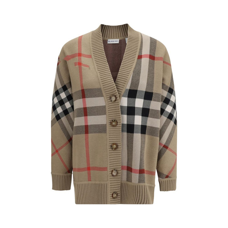 Cardigan Burberry Beige en Polyester - Collection SS26
