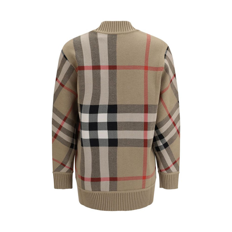 Cardigan Burberry Beige en Polyester - Collection SS26