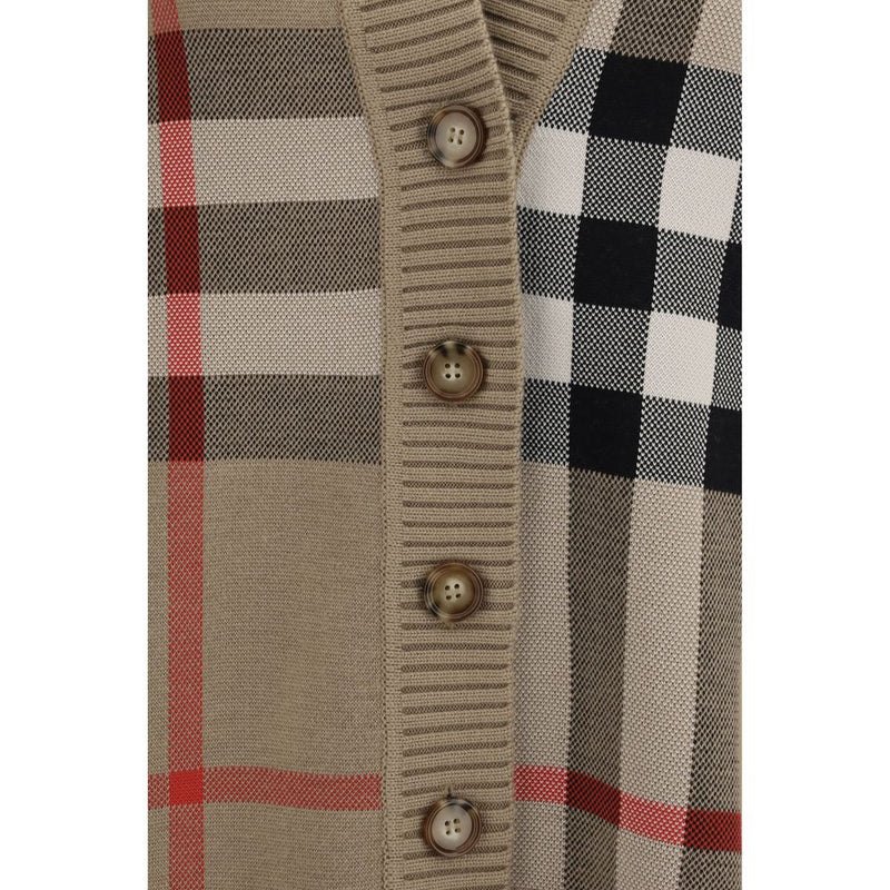 Cardigan Burberry Beige en Polyester - Collection SS26