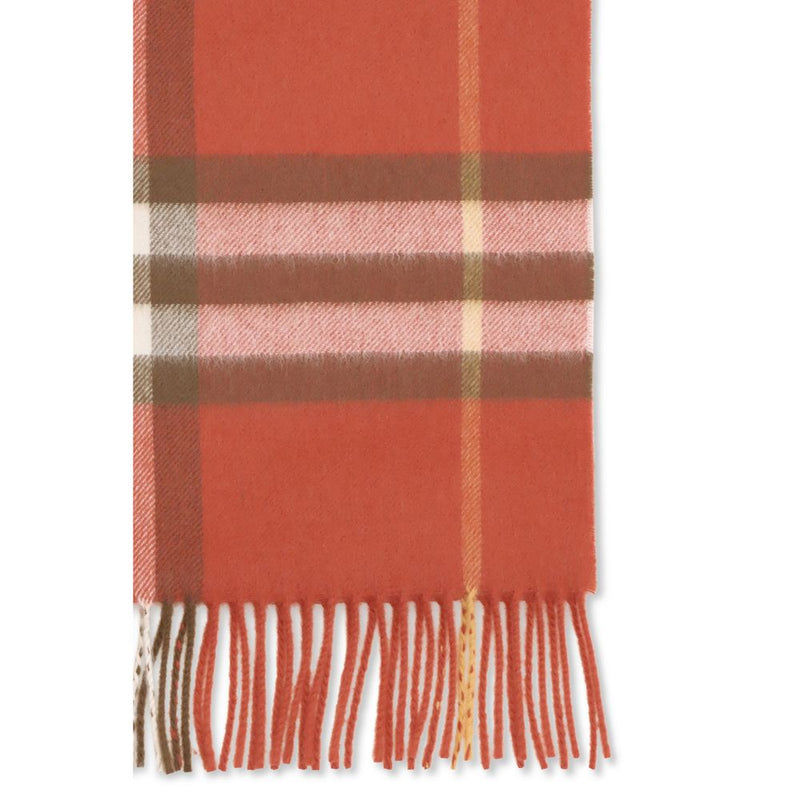 Écharpe en Cachemire Rouge Burberry - Élégance Britannique Intemporelle