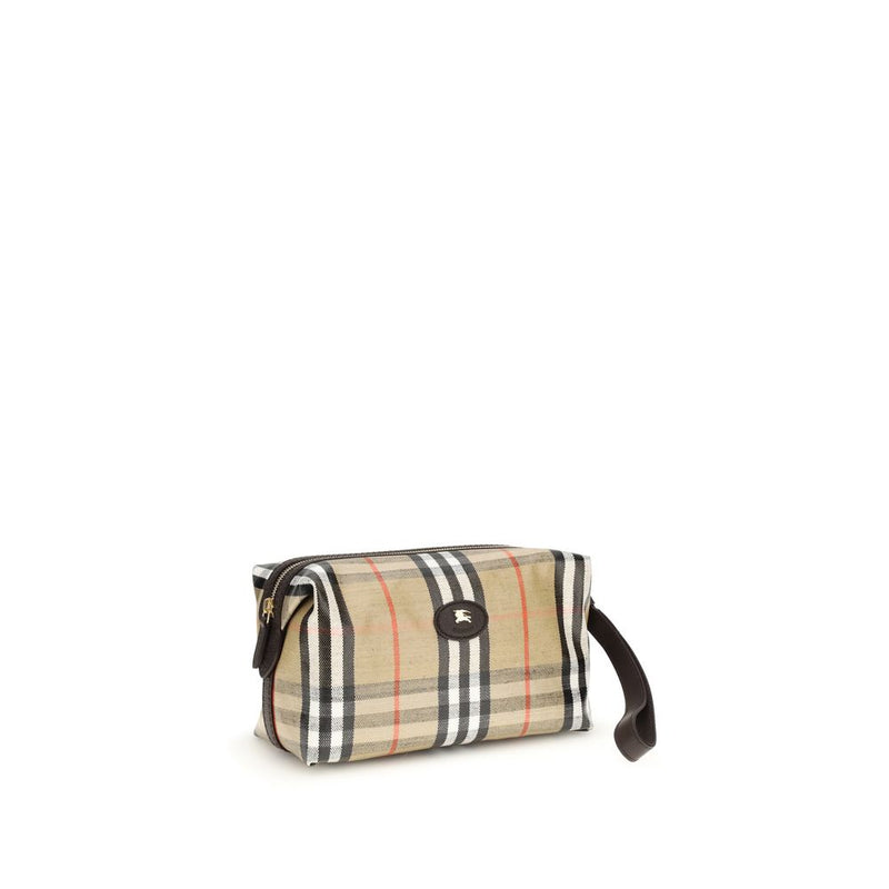 Portefeuille Burberry en coton beige