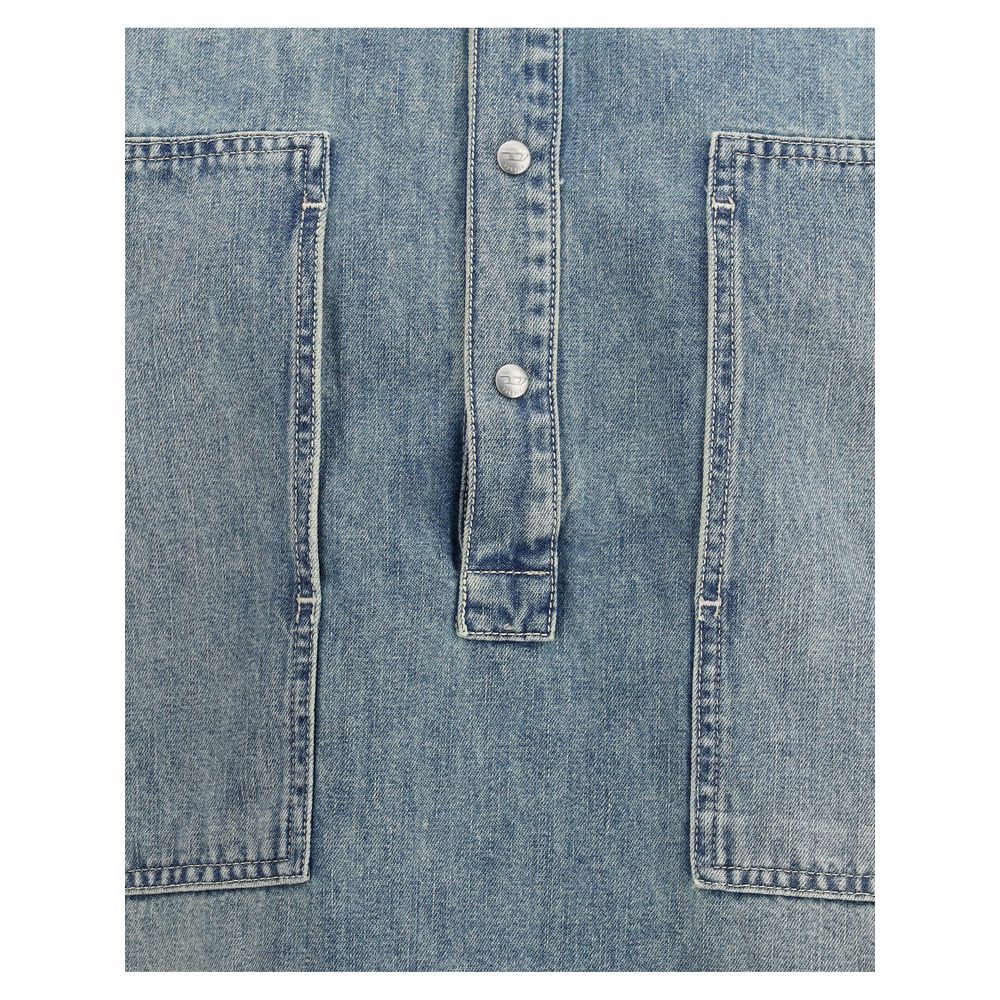 Chemise en denim bleu Diesel