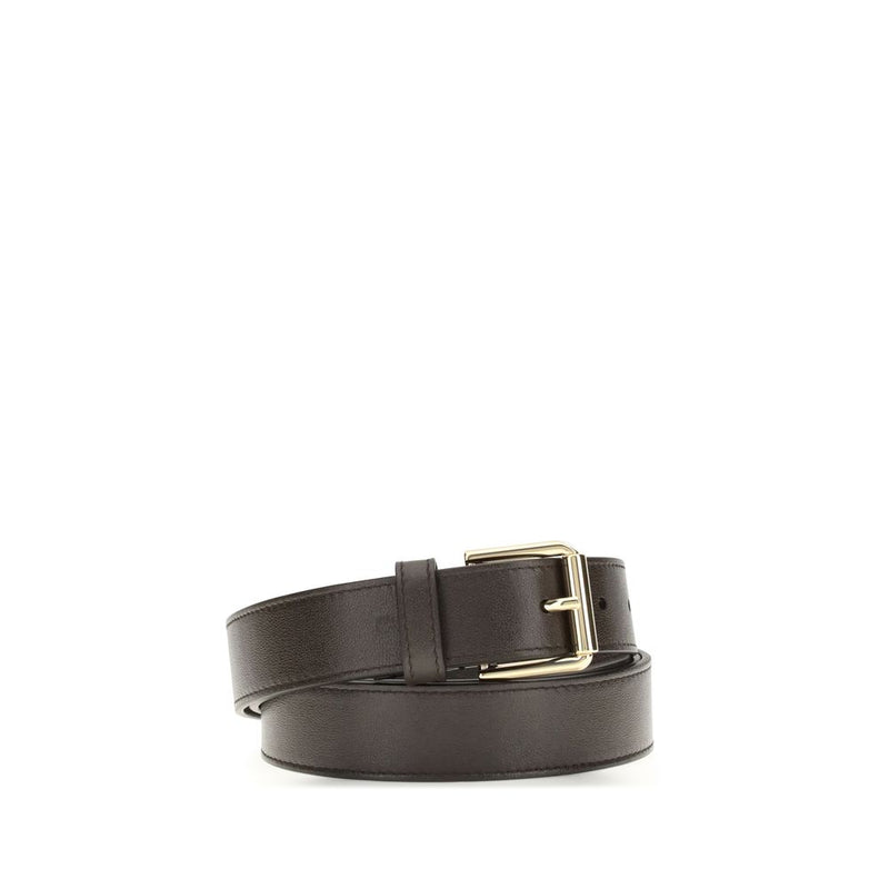 Ceinture Regular en Cuir de Veau Marron Givenchy