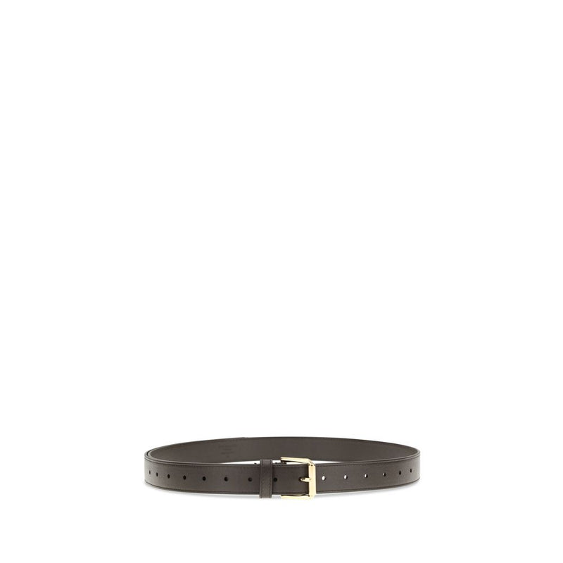 Ceinture Regular en Cuir de Veau Marron Givenchy