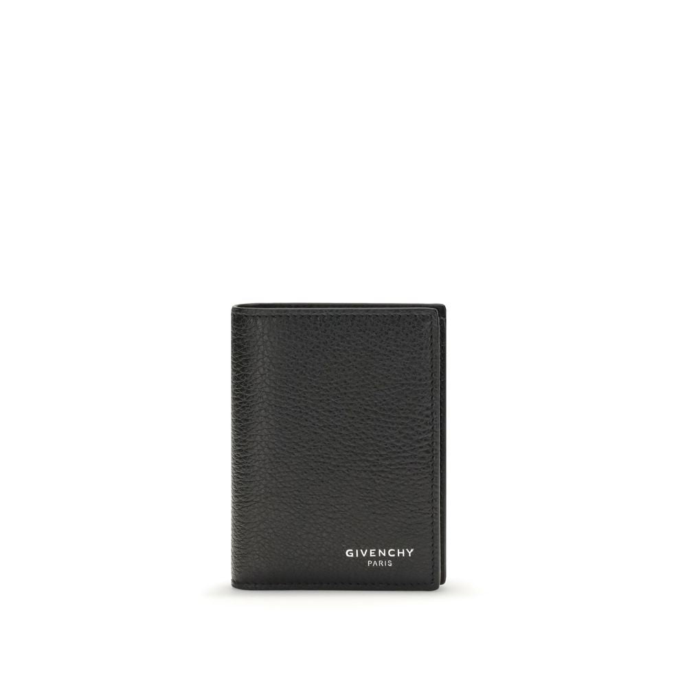 Givenchy Black Calf Leather Bos Taurus Wallet - Luxury Accessory