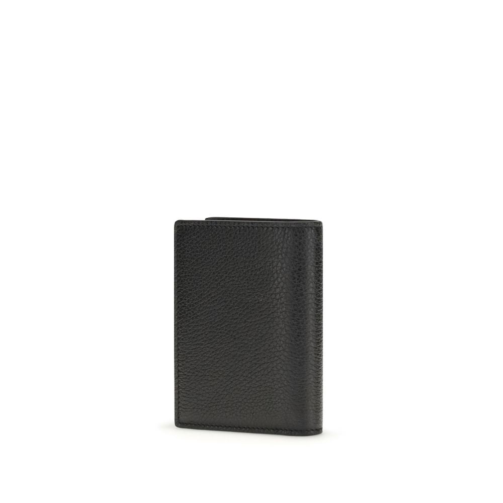 Givenchy Black Calf Leather Bos Taurus Wallet - Luxury Accessory