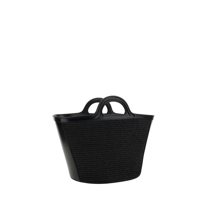 Marni Tropicalia Bucket Bag - Sac à bandoulière noir en coton