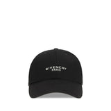 Givenchy Black Cotton Cap - Stylish Baseball Hat