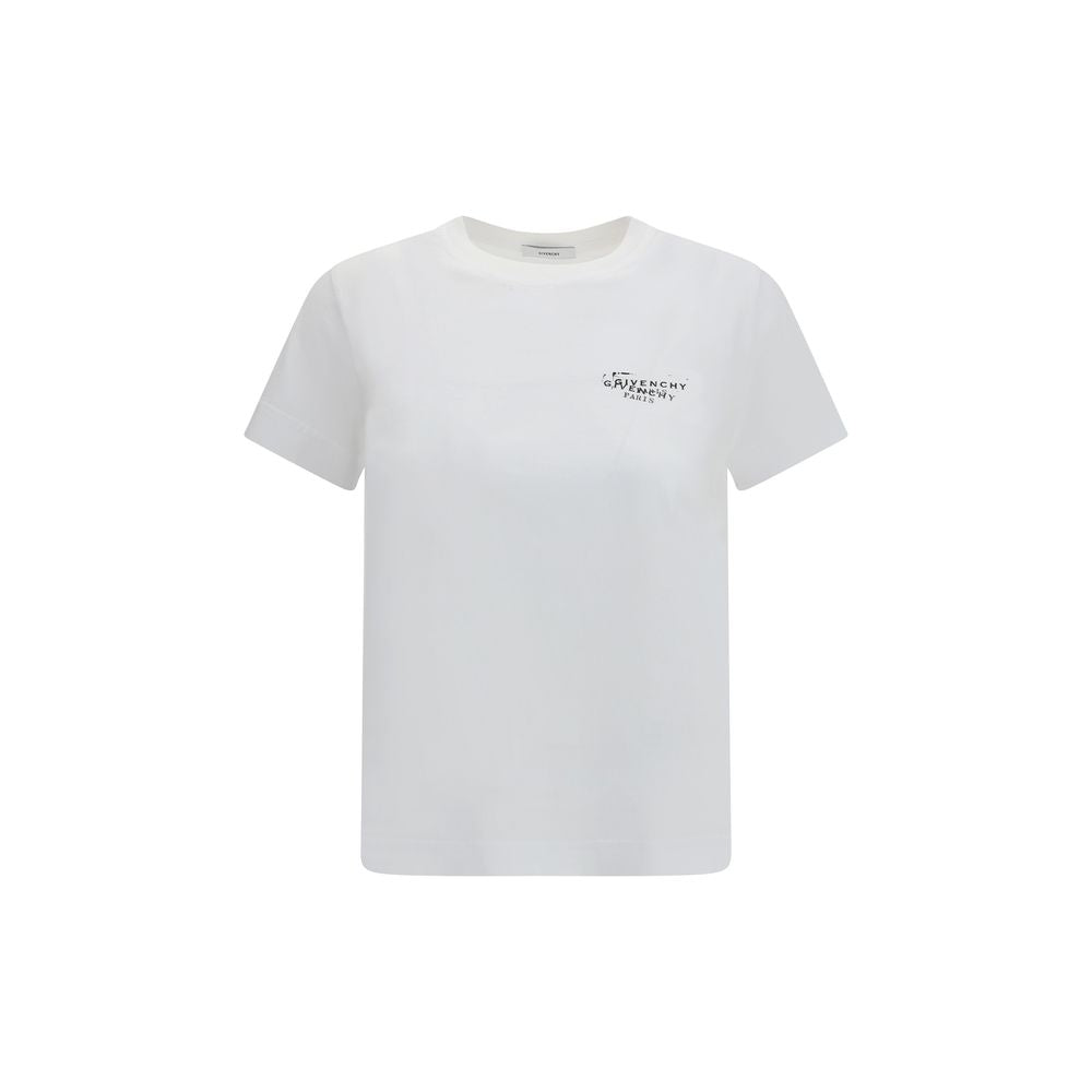 Givenchy White Cotton T-Shirt - SS26