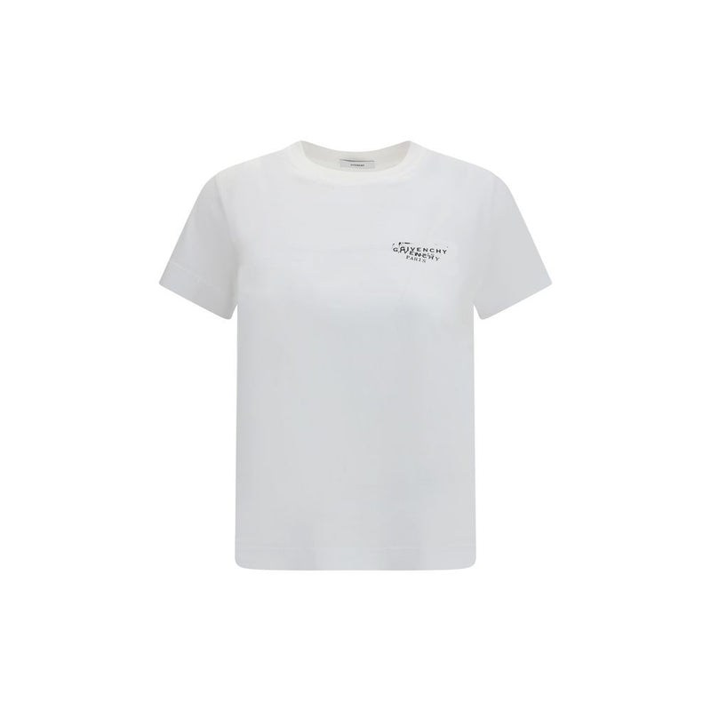 Givenchy White Cotton T-Shirt - SS26