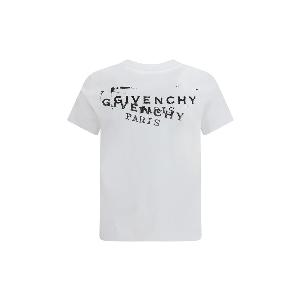 Givenchy White Cotton T-Shirt - SS26