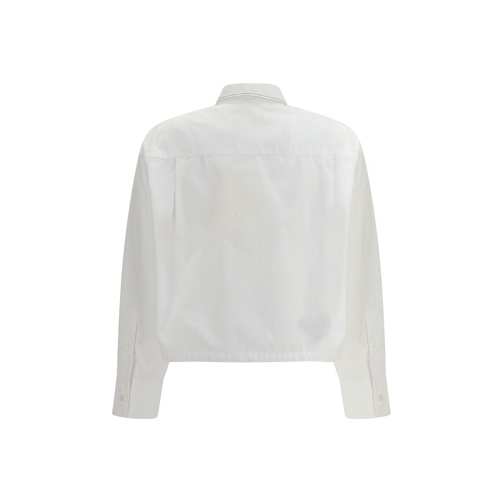 Marni White Cotton Shortsleeve Shirt for Women