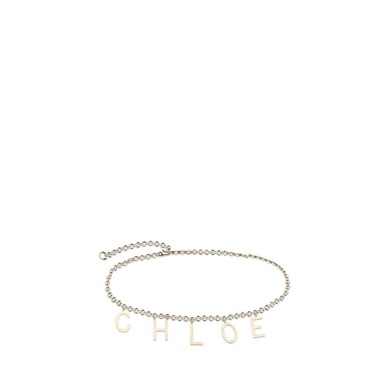 Ceinture Haute en Métal Doré Chloé - Accessoire Élégant