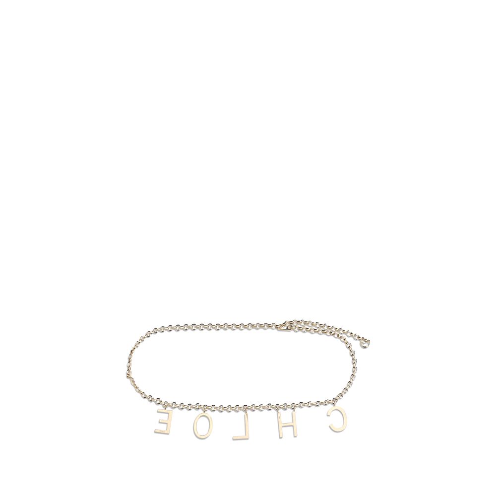Ceinture Haute en Métal Doré Chloé - Accessoire Élégant