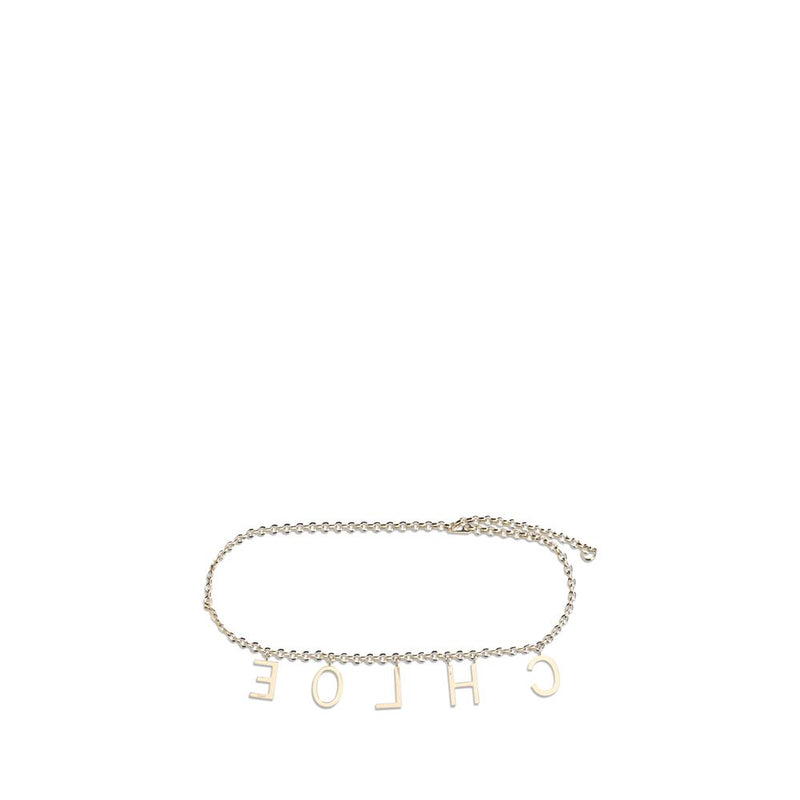 Ceinture Haute en Métal Doré Chloé - Accessoire Élégant