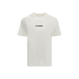 Jil Sander Cream Cotton T-Shirt - Minimalist Style